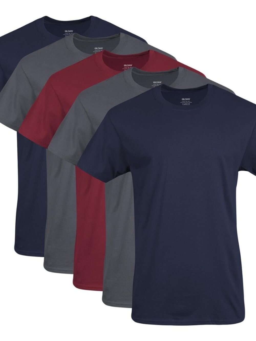 Gildan Men's Crew T-Shirts, Multipack, Style G1100